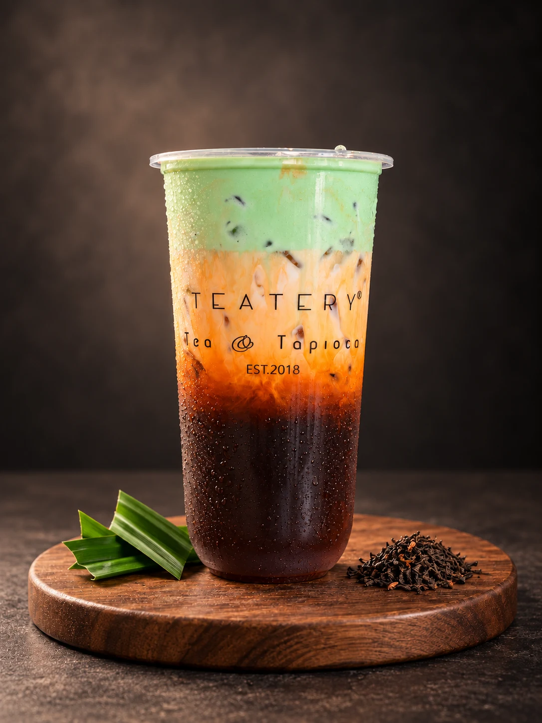 Thai Tea Pandan Foam